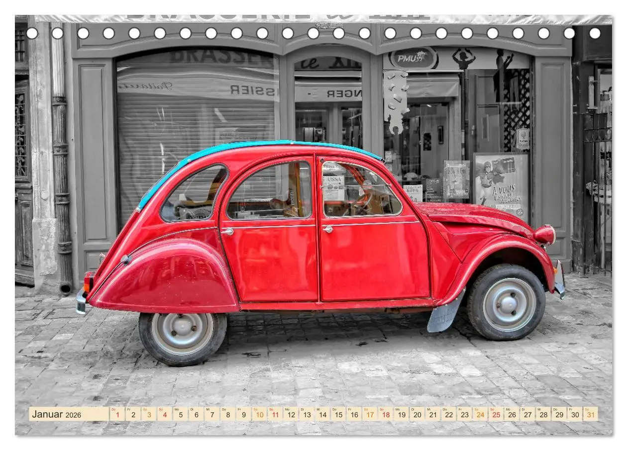Bild: 9783457415863 | Citroën 2CV - Entenparade (Tischkalender 2026 DIN A5 quer),...