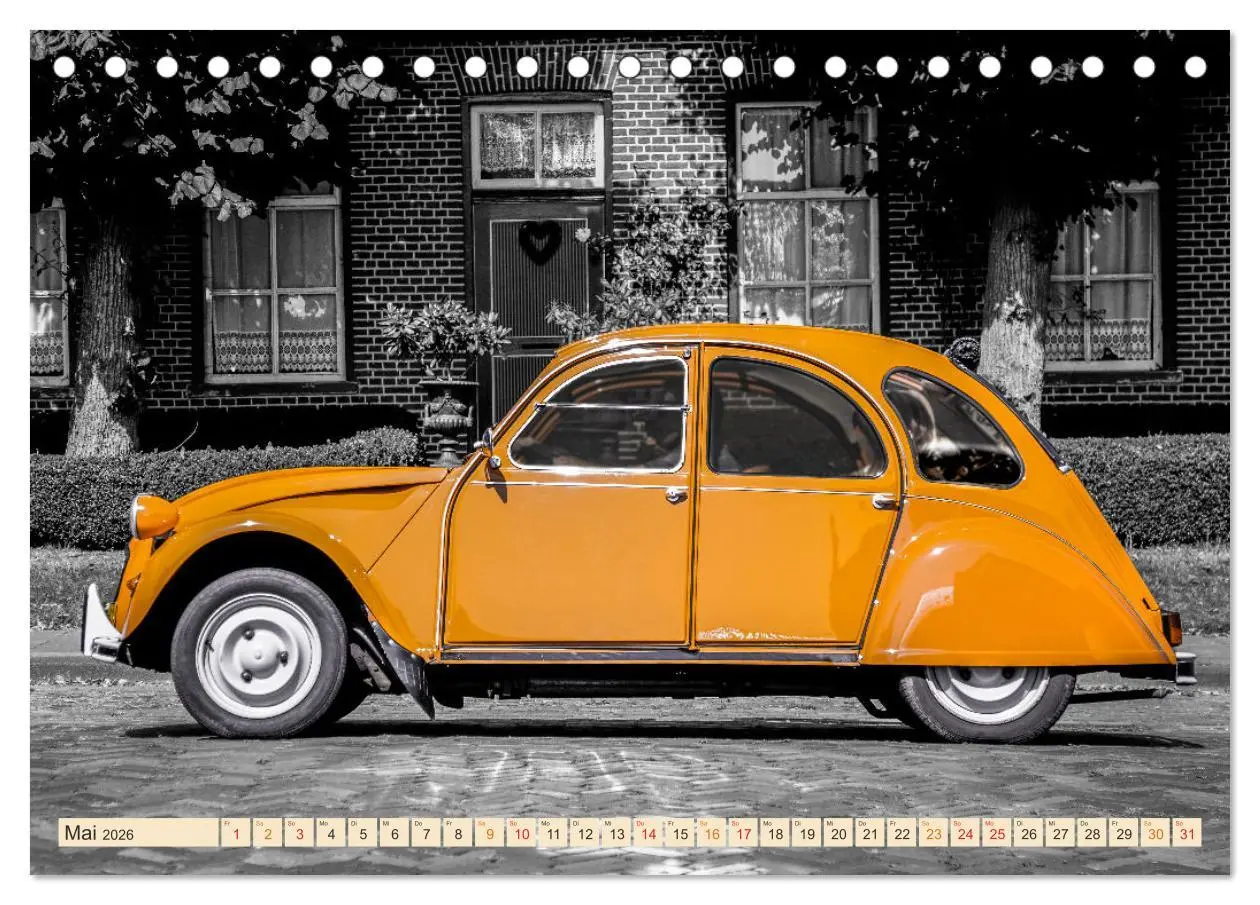 Bild: 9783457415863 | Citroën 2CV - Entenparade (Tischkalender 2026 DIN A5 quer),...