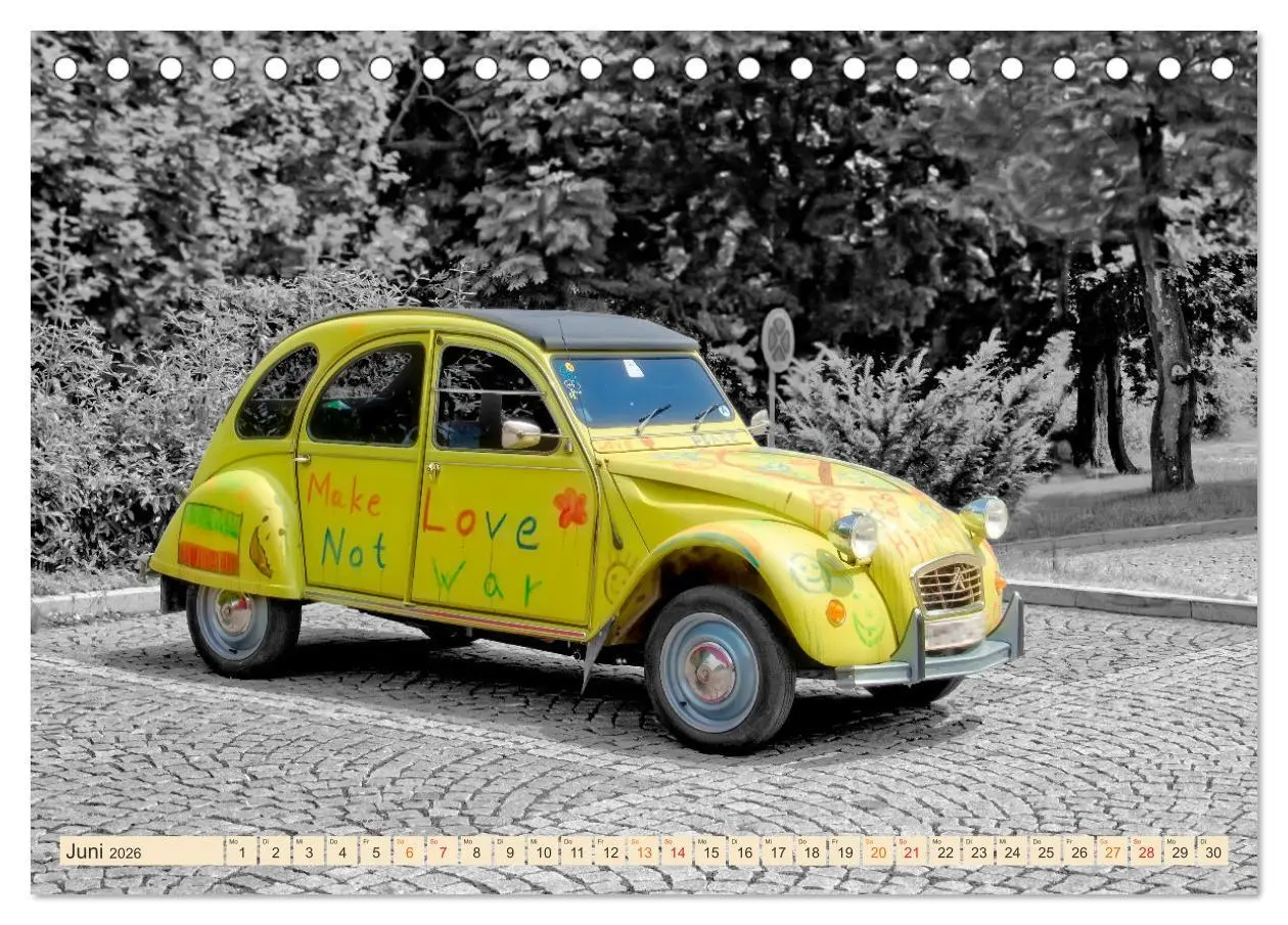 Bild: 9783457415863 | Citroën 2CV - Entenparade (Tischkalender 2026 DIN A5 quer),...