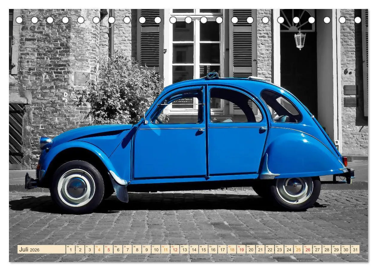 Bild: 9783457415863 | Citroën 2CV - Entenparade (Tischkalender 2026 DIN A5 quer),...