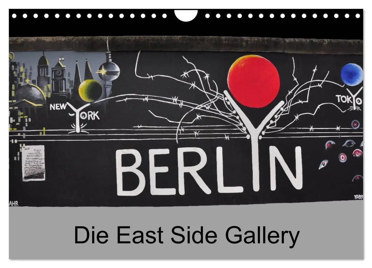 Cover: 9783516055863 | Berlin - Die East Side Gallery (Wandkalender 2026 DIN A4 quer),...