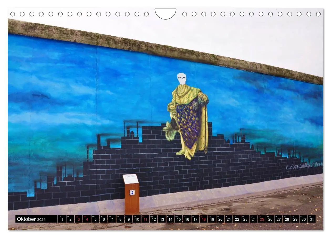 Bild: 9783516055863 | Berlin - Die East Side Gallery (Wandkalender 2026 DIN A4 quer),...