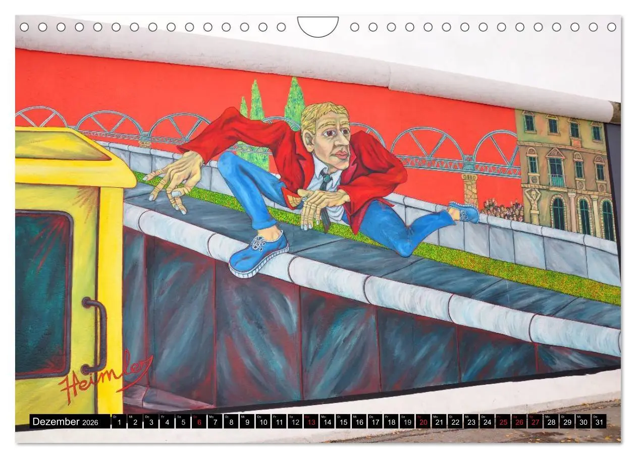 Bild: 9783516055863 | Berlin - Die East Side Gallery (Wandkalender 2026 DIN A4 quer),...