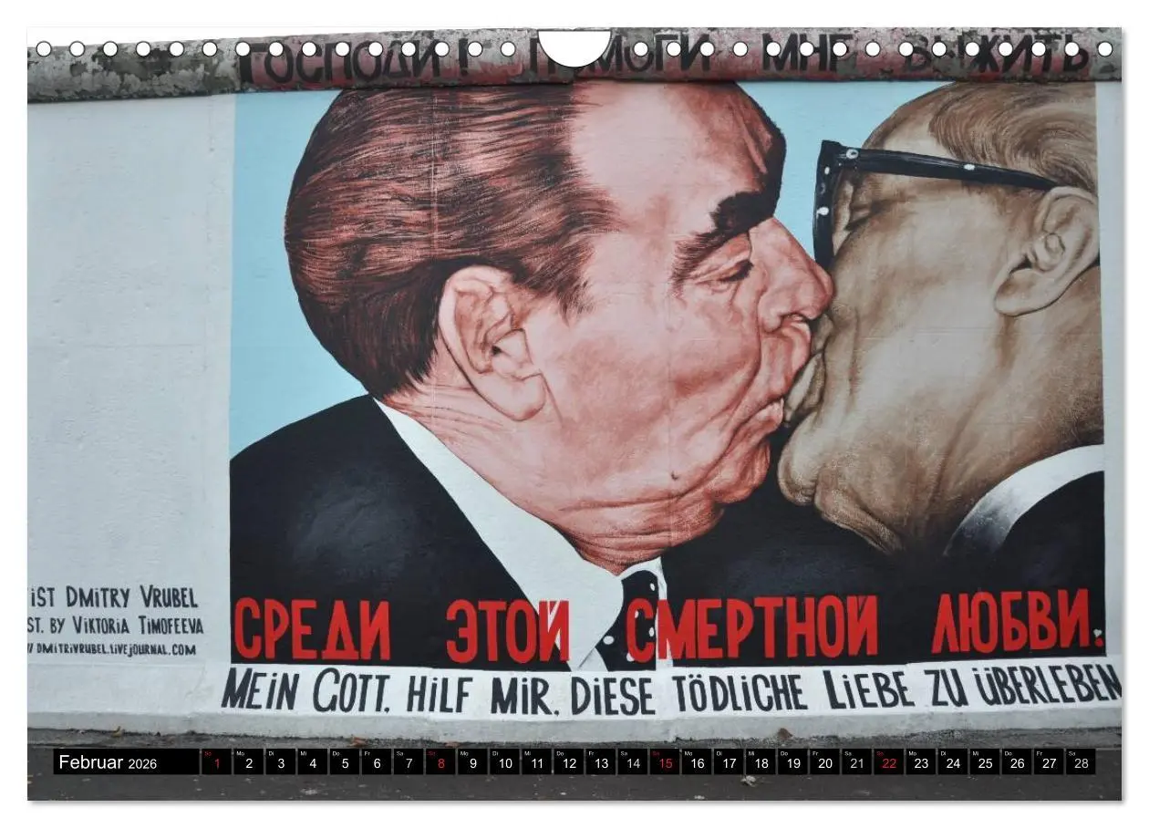 Bild: 9783516055863 | Berlin - Die East Side Gallery (Wandkalender 2026 DIN A4 quer),...
