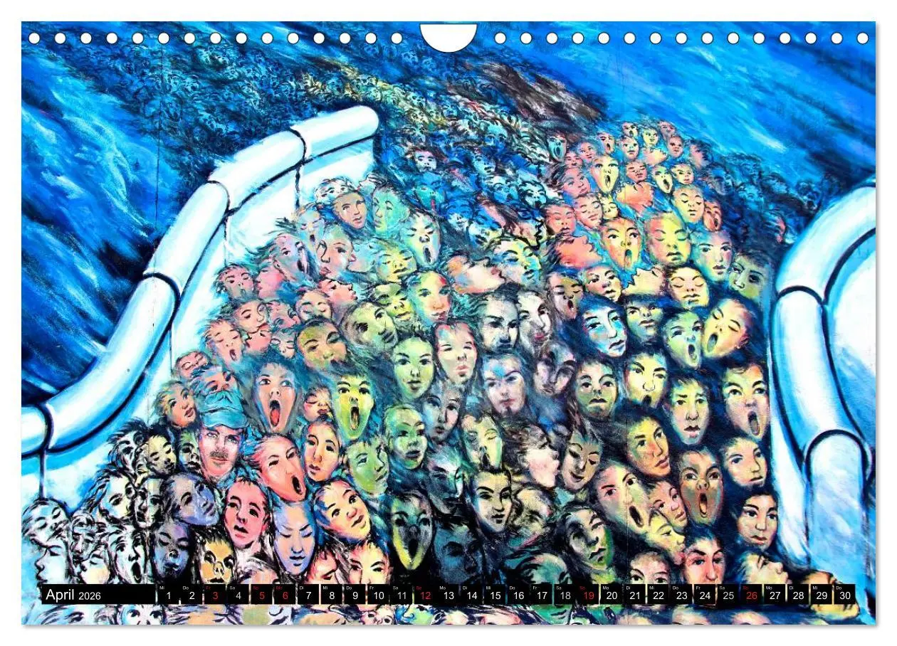 Bild: 9783516055863 | Berlin - Die East Side Gallery (Wandkalender 2026 DIN A4 quer),...
