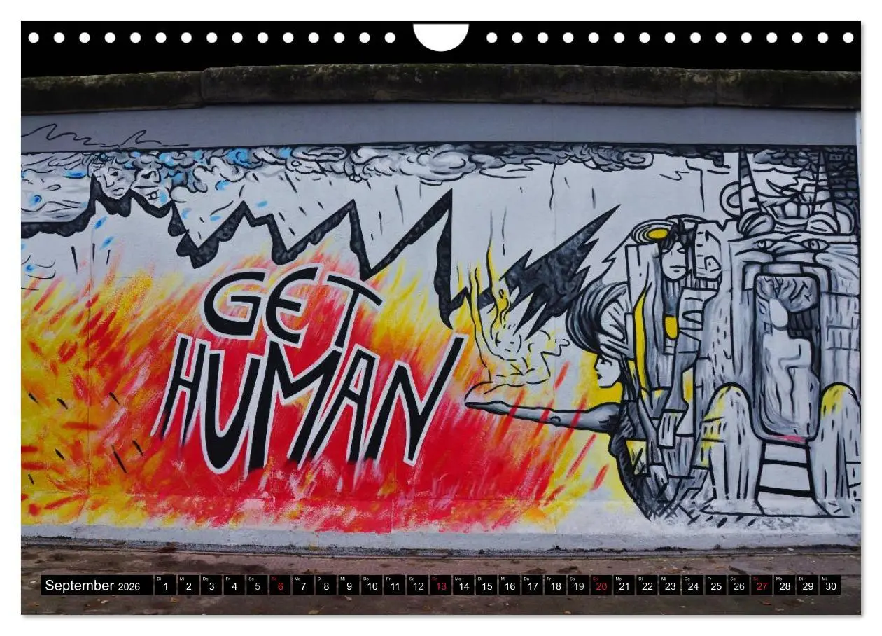 Bild: 9783516055863 | Berlin - Die East Side Gallery (Wandkalender 2026 DIN A4 quer),...