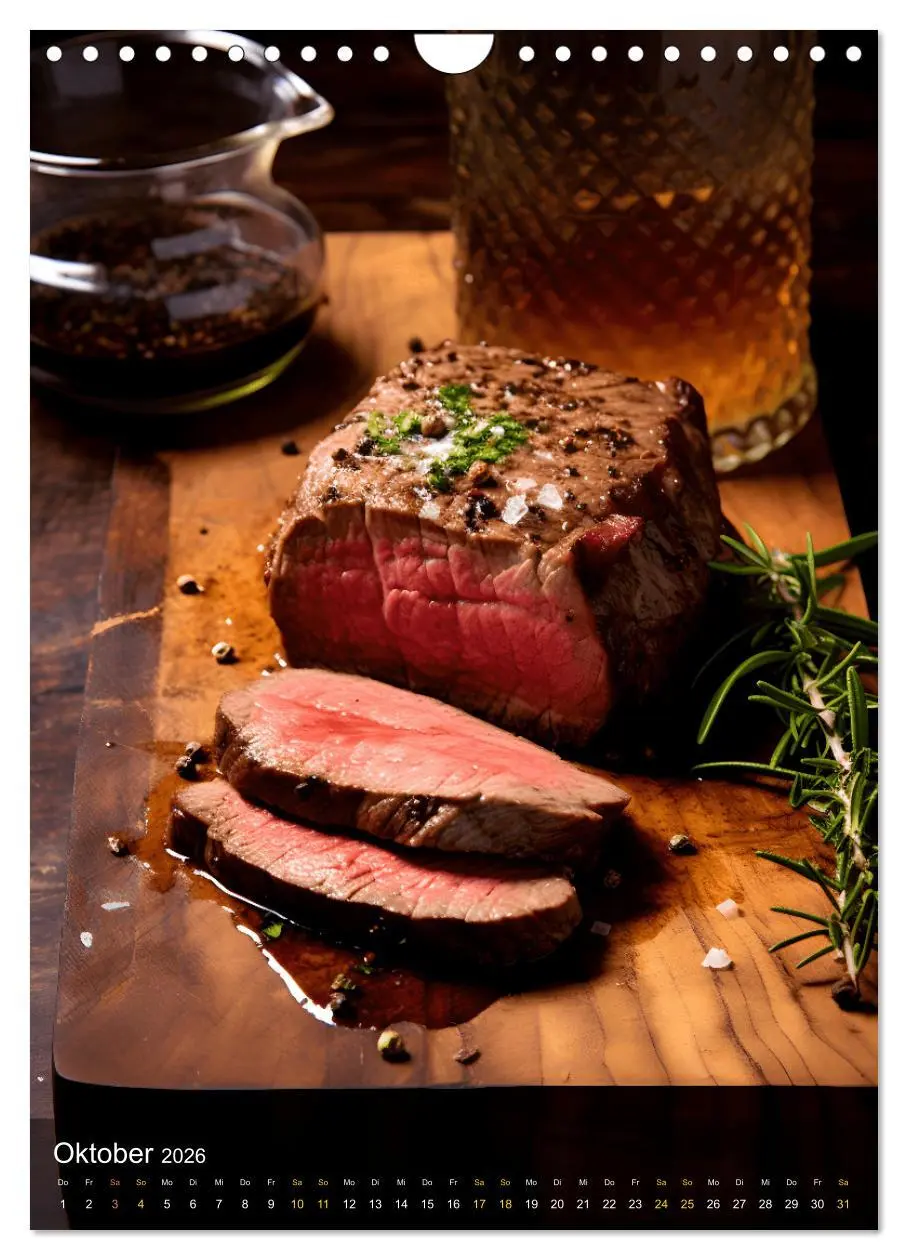 Bild: 9783516295863 | Meat Lovers - Köstliche Grill Abenteuer (Wandkalender 2026 DIN A4...
