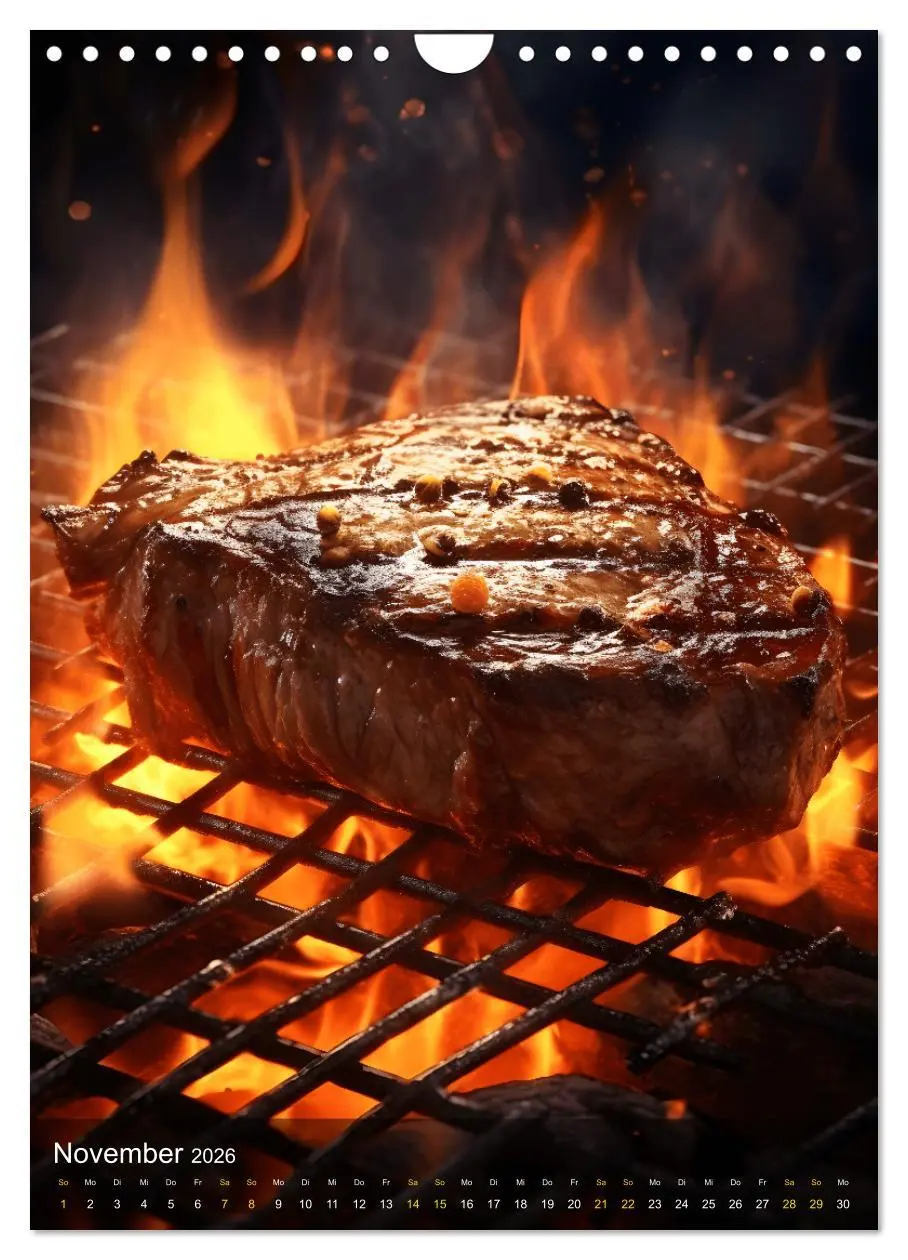 Bild: 9783516295863 | Meat Lovers - Köstliche Grill Abenteuer (Wandkalender 2026 DIN A4...