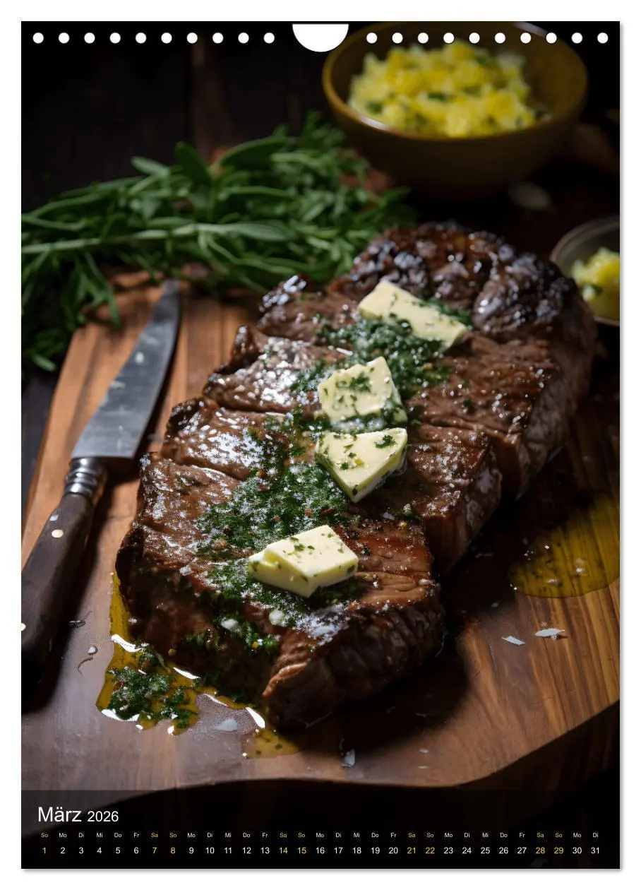 Bild: 9783516295863 | Meat Lovers - Köstliche Grill Abenteuer (Wandkalender 2026 DIN A4...
