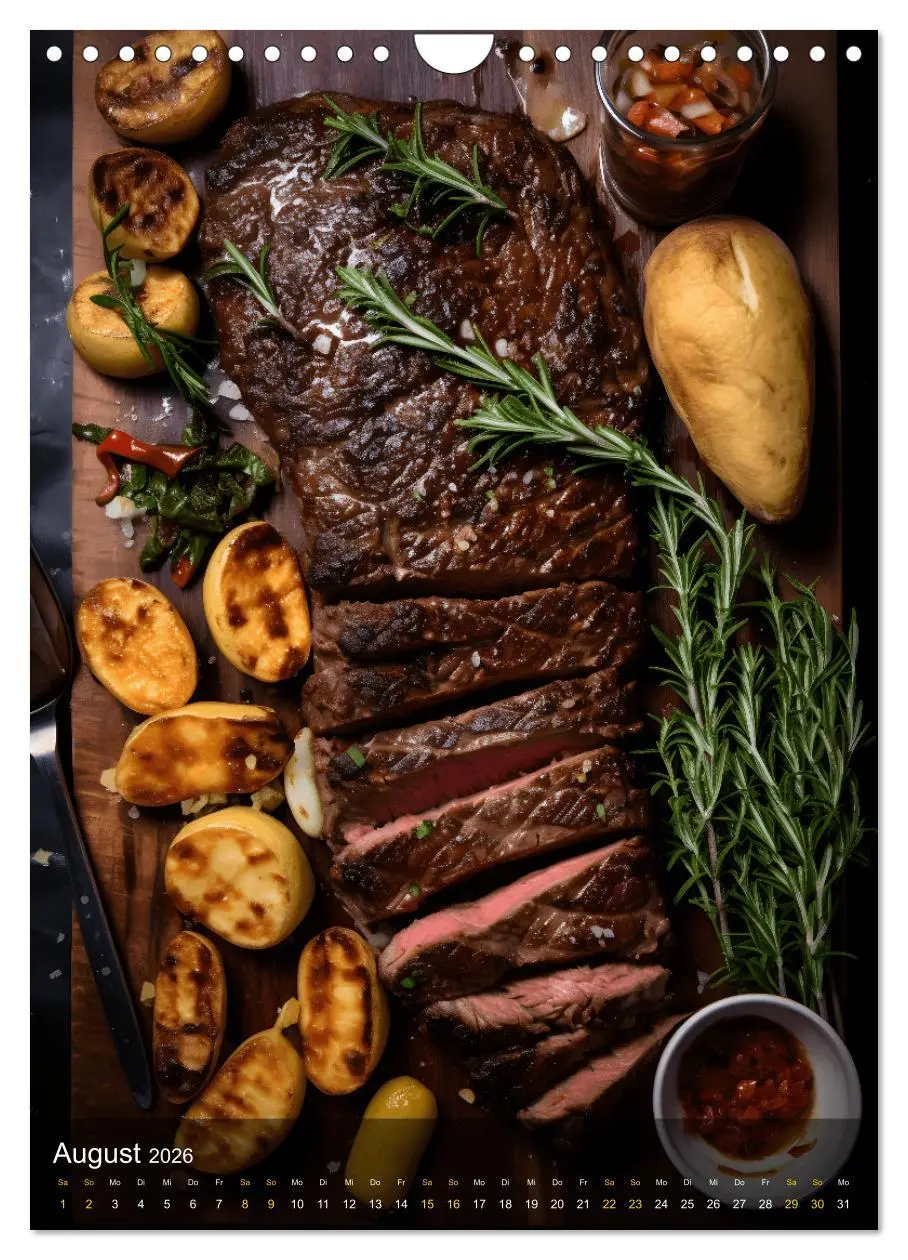 Bild: 9783516295863 | Meat Lovers - Köstliche Grill Abenteuer (Wandkalender 2026 DIN A4...