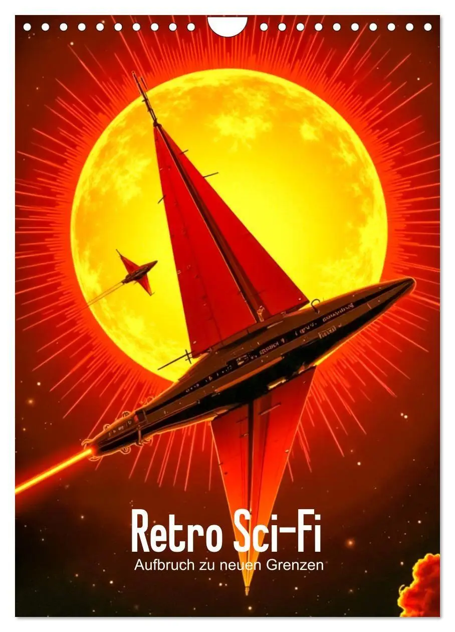 Cover: 9783516815863 | Retro Sci-Fi - Aufbruch zu neuen Grenzen (Wandkalender 2027 DIN A4...