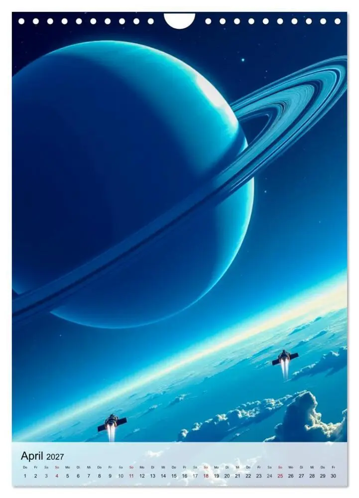 Bild: 9783516815863 | Retro Sci-Fi - Aufbruch zu neuen Grenzen (Wandkalender 2027 DIN A4...