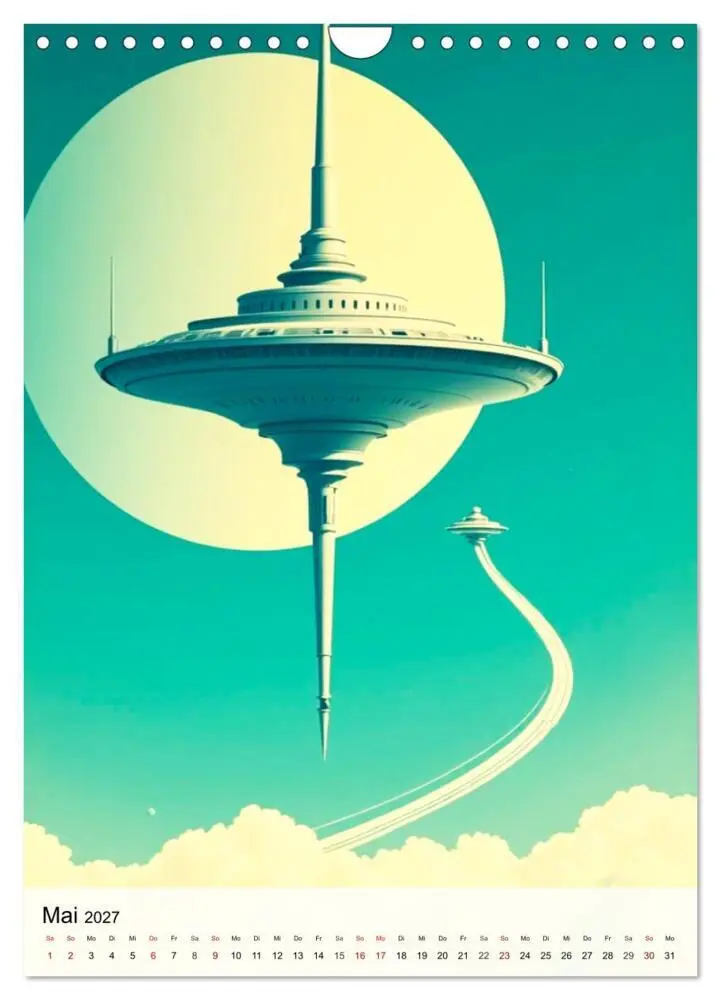 Bild: 9783516815863 | Retro Sci-Fi - Aufbruch zu neuen Grenzen (Wandkalender 2027 DIN A4...