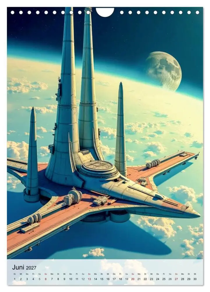 Bild: 9783516815863 | Retro Sci-Fi - Aufbruch zu neuen Grenzen (Wandkalender 2027 DIN A4...