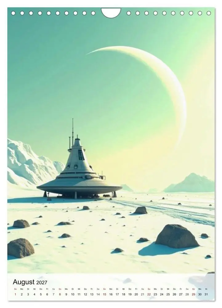 Bild: 9783516815863 | Retro Sci-Fi - Aufbruch zu neuen Grenzen (Wandkalender 2027 DIN A4...