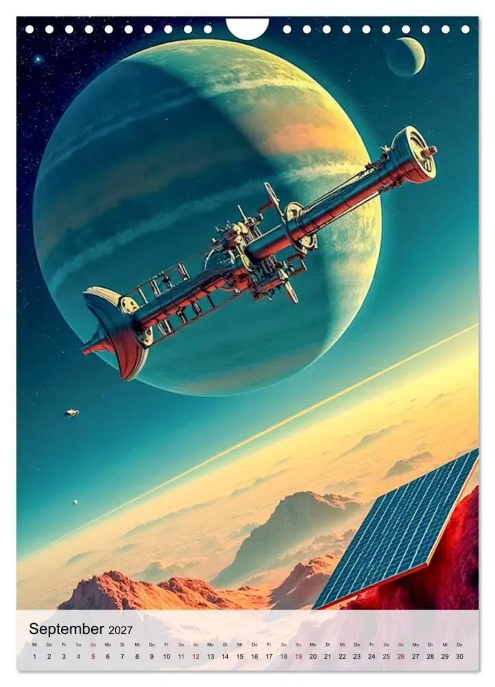 Bild: 9783516815863 | Retro Sci-Fi - Aufbruch zu neuen Grenzen (Wandkalender 2027 DIN A4...