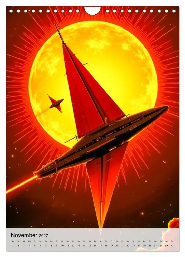 Bild: 9783516815863 | Retro Sci-Fi - Aufbruch zu neuen Grenzen (Wandkalender 2027 DIN A4...