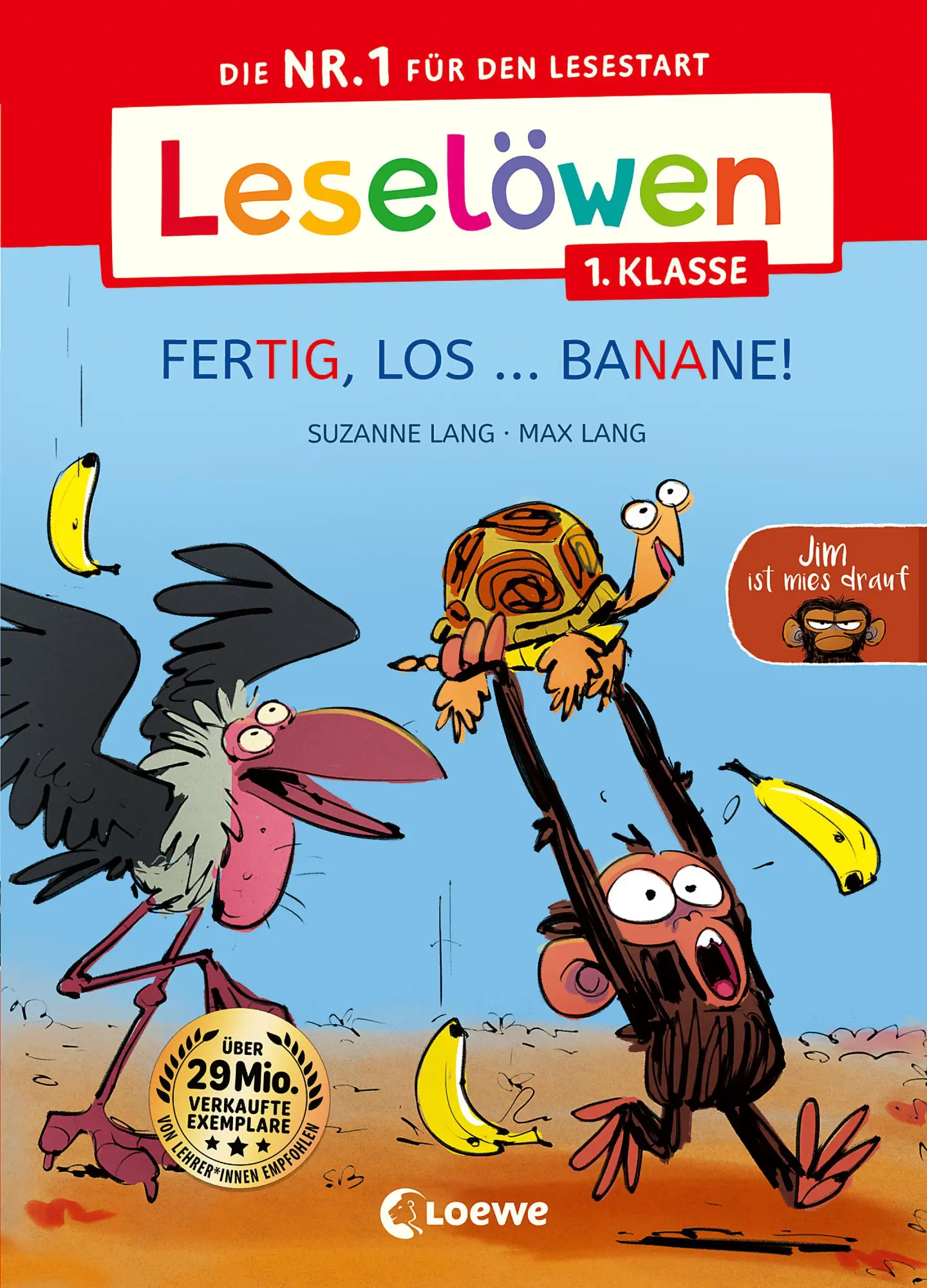 Cover: 9783743215863 | Leselöwen 1. Klasse - Jim ist mies drauf - Fertig, los ... Banane!... Cover: 9783743215863 | Leselöwen 1. Klasse - Jim ist mies drauf - Fertig, los ... Banane!...