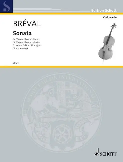 Cover: 9783795795863 | Sonata C-Dur aus op. 40. Violoncello und Klavier. | Bréval | Broschüre