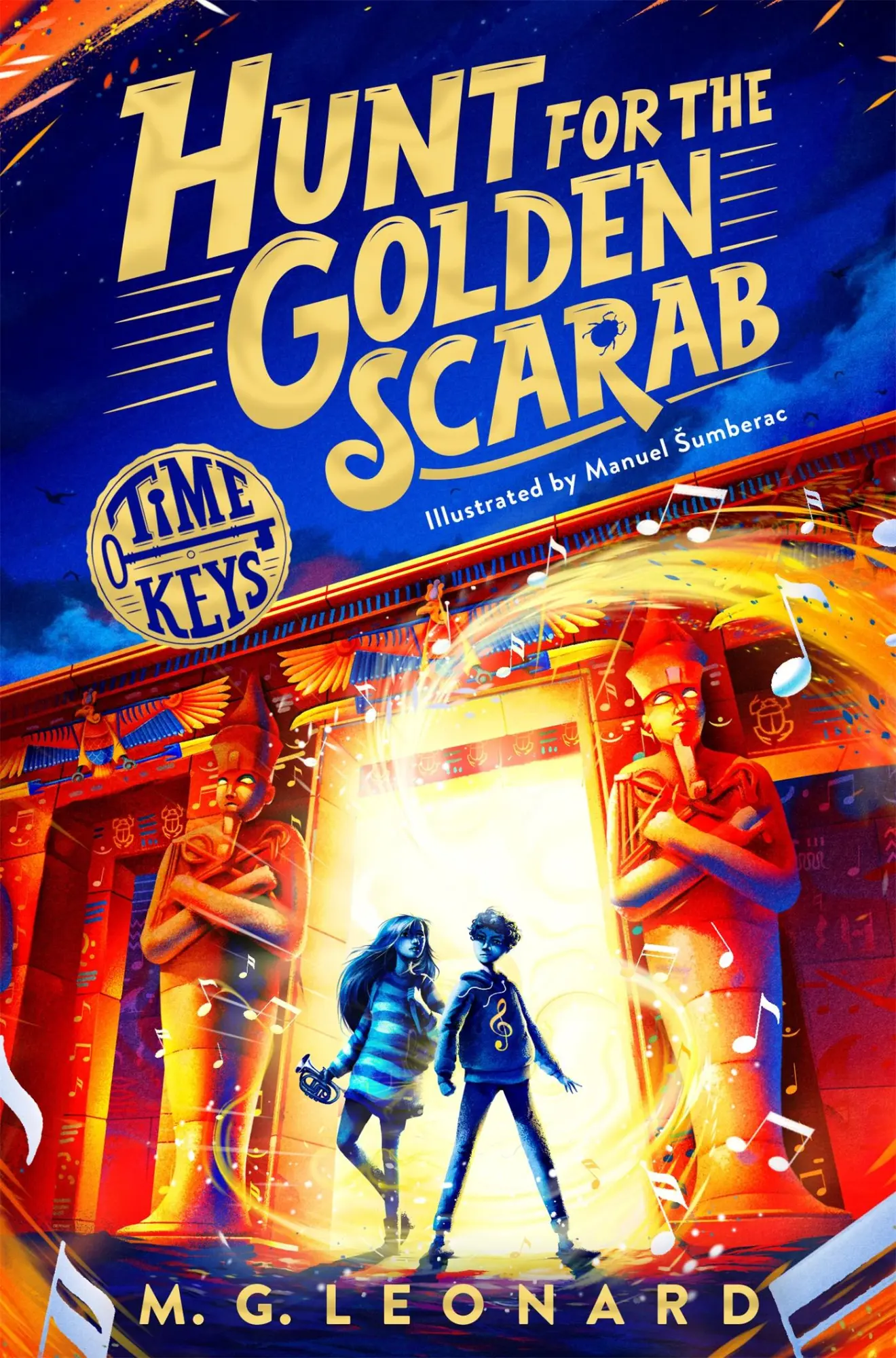 Cover: 9781035005963 | Hunt for the Golden Scarab | M. G. Leonard | Taschenbuch | Time Keys