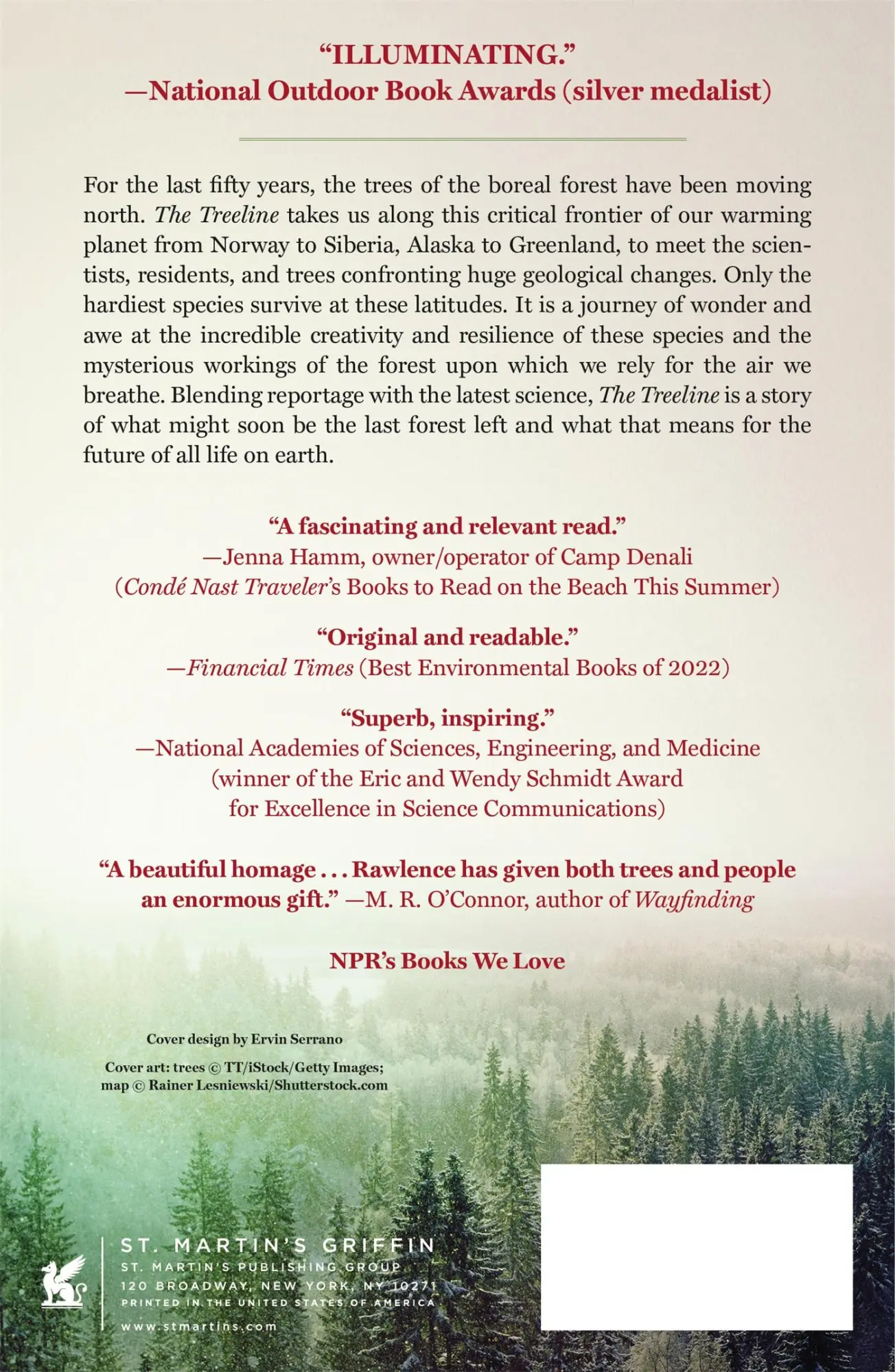 Rückseite: 9781250905963 | The Treeline | The Last Forest and the Future of Life on Earth | Buch