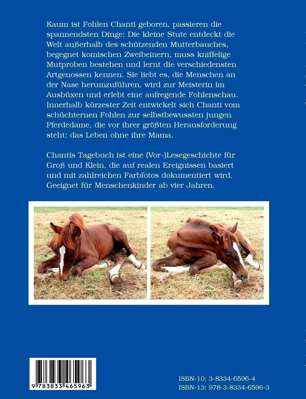 Rückseite: 9783833465963 | Chantis Fohlentagebuch | Ein Pferdekind entdeckt die Welt | Zachrau