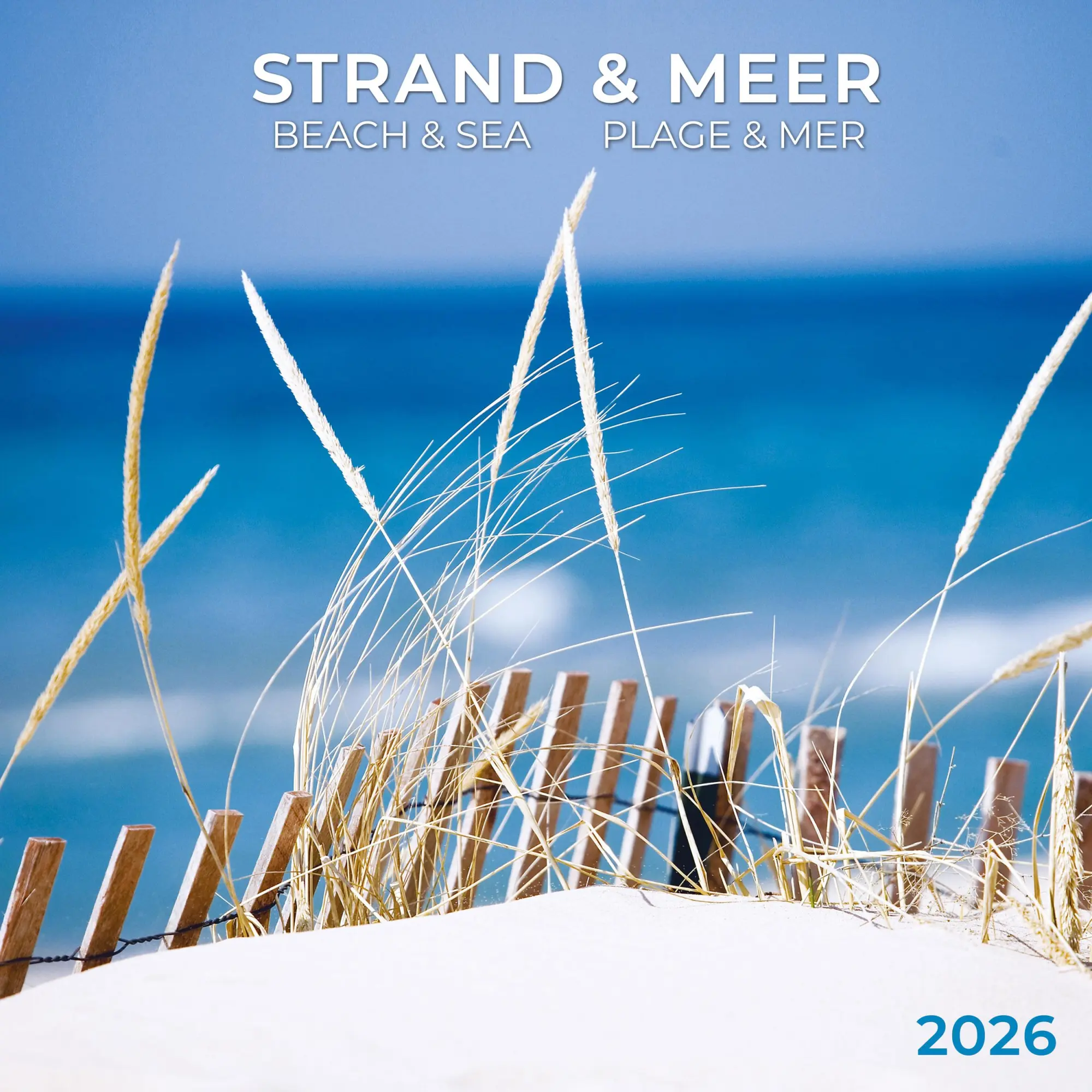Cover: 9783959295963 | Strand und Meer/Beach and Sea 2026 | Kalender 2026 | Kalender | 28 S.