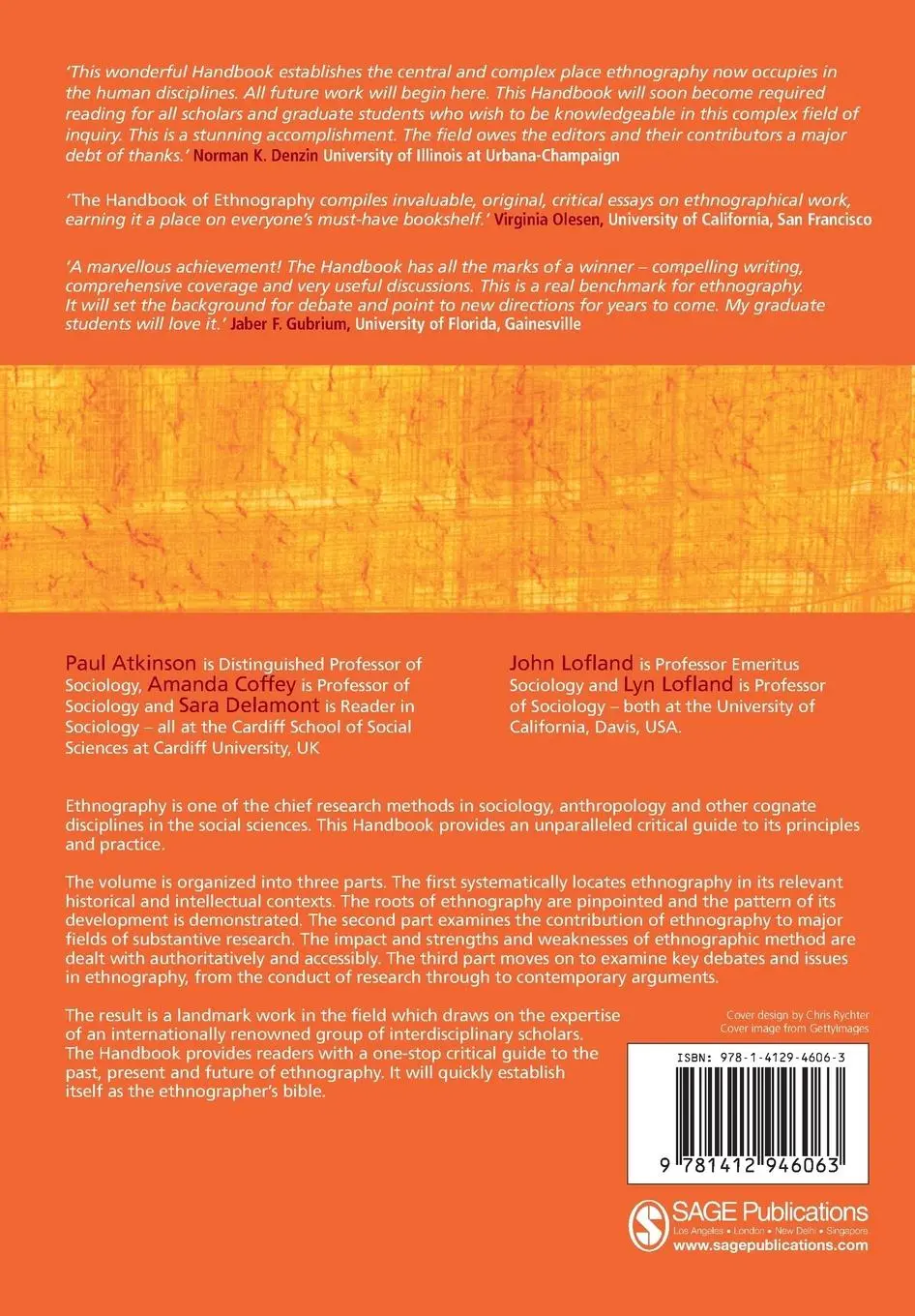 Rückseite: 9781412946063 | Handbook of Ethnography | Paul Atkinson (u. a.) | Taschenbuch | 2007