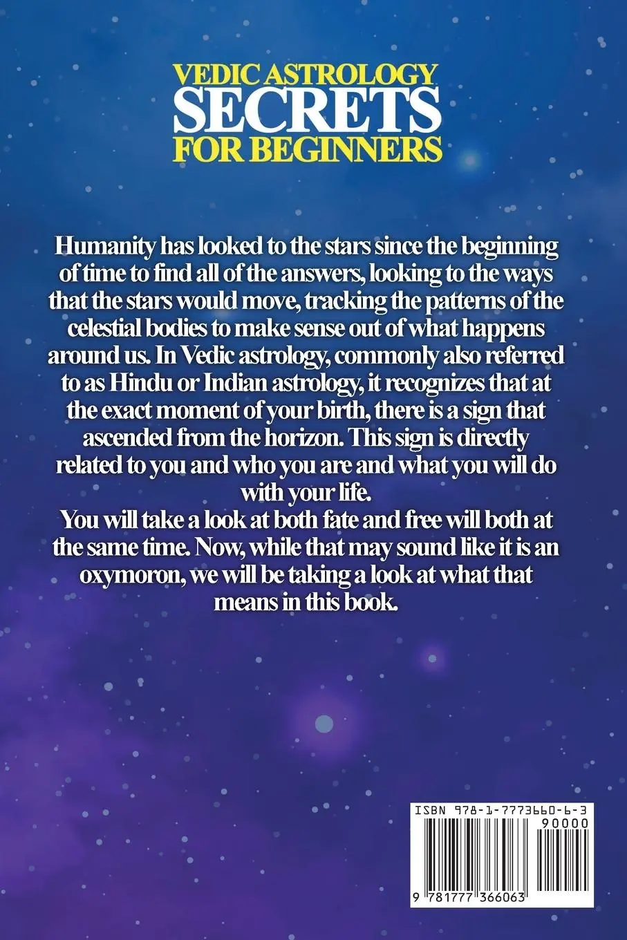 Rückseite: 9781777366063 | Vedic Astrology Secrets for Beginners | Manjula Tara | Taschenbuch