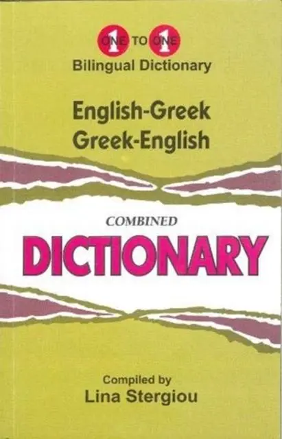 Cover: 9781912826063 | English-Greek &amp; Greek-English One-to-One Dictionary (exam-suitable)