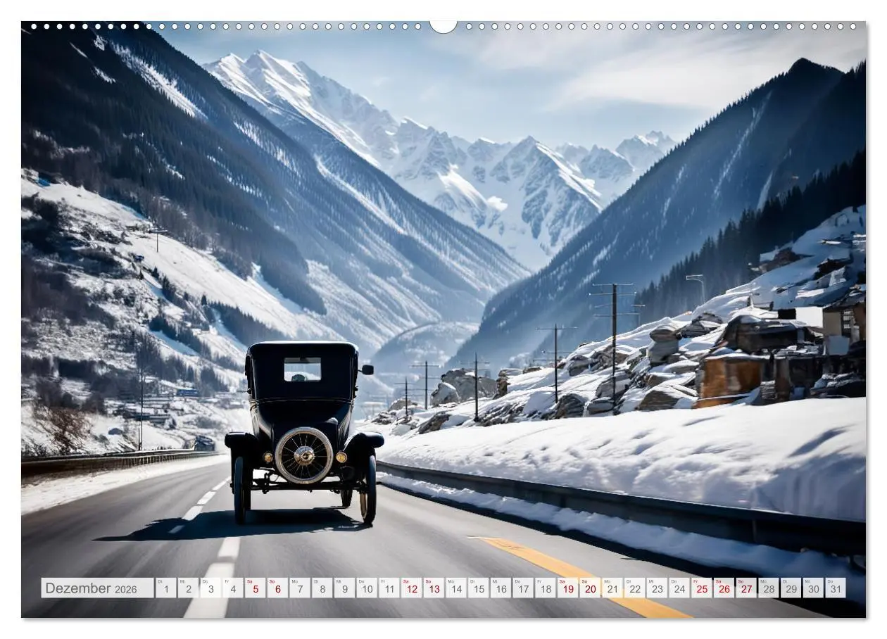 Bild: 9783457396063 | Virtual Classic Cars (hochwertiger Premium Wandkalender 2026 DIN A2...