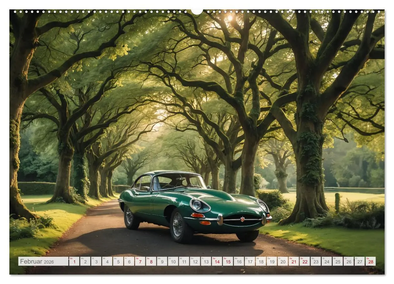 Bild: 9783457396063 | Virtual Classic Cars (hochwertiger Premium Wandkalender 2026 DIN A2...