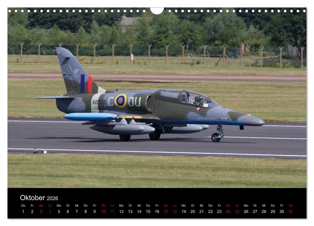 Bild: 9783457846063 | Militärjets (Wandkalender 2026 DIN A3 quer), CALVENDO Monatskalender