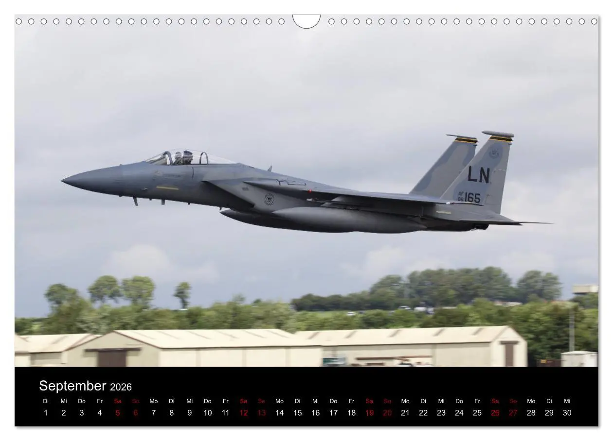 Bild: 9783457846063 | Militärjets (Wandkalender 2026 DIN A3 quer), CALVENDO Monatskalender