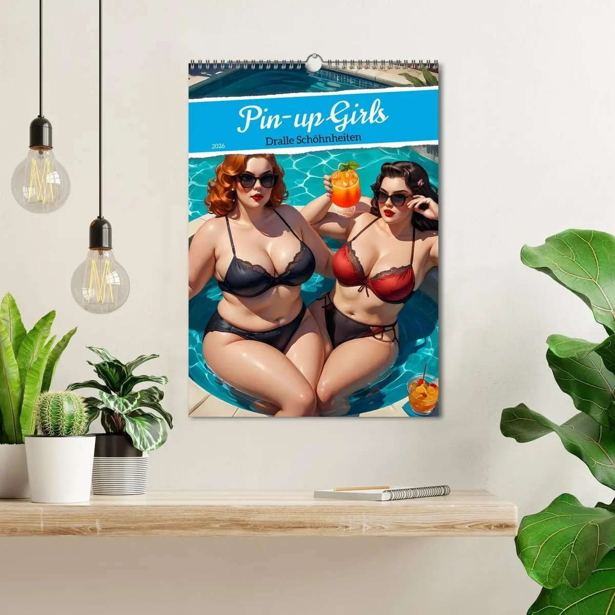 Bild: 9783516246063 | Pin-up Girls - Dralle Schönheiten (Wandkalender 2026 DIN A3 hoch),...