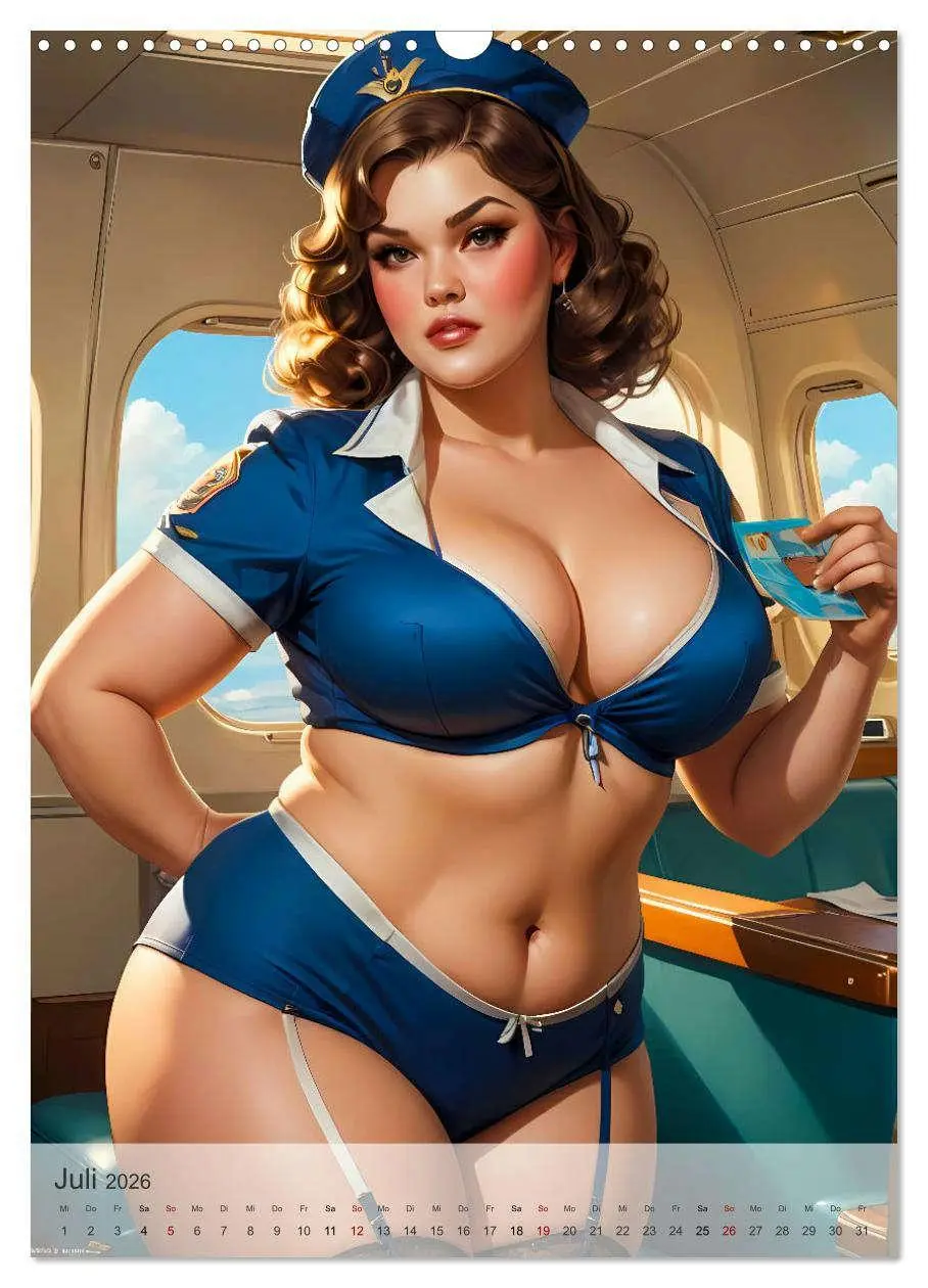 Bild: 9783516246063 | Pin-up Girls - Dralle Schönheiten (Wandkalender 2026 DIN A3 hoch),...