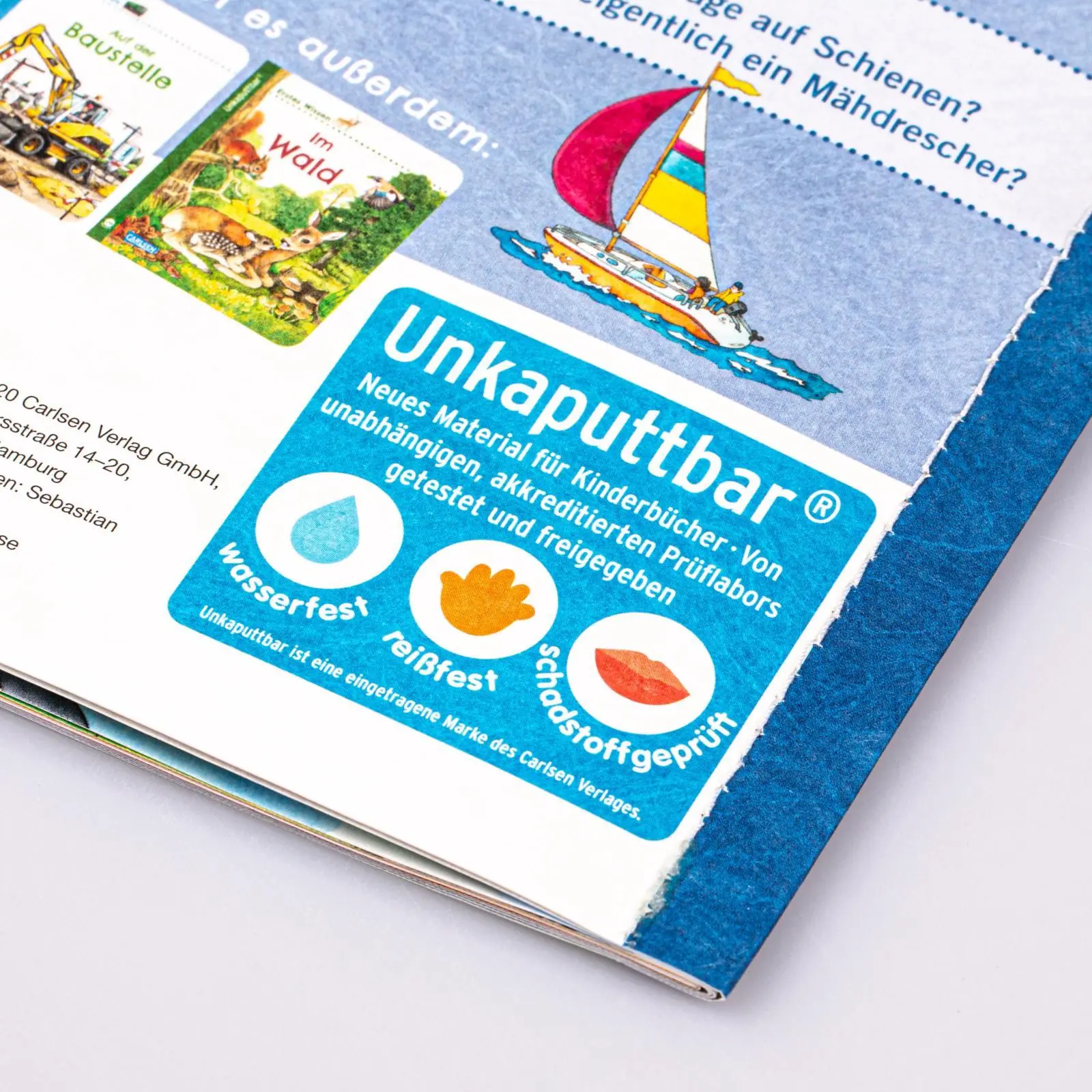 Bild: 9783551036063 | Unkaputtbar: Erstes Wissen: Unsere Fahrzeuge | Petra Klose | Buch