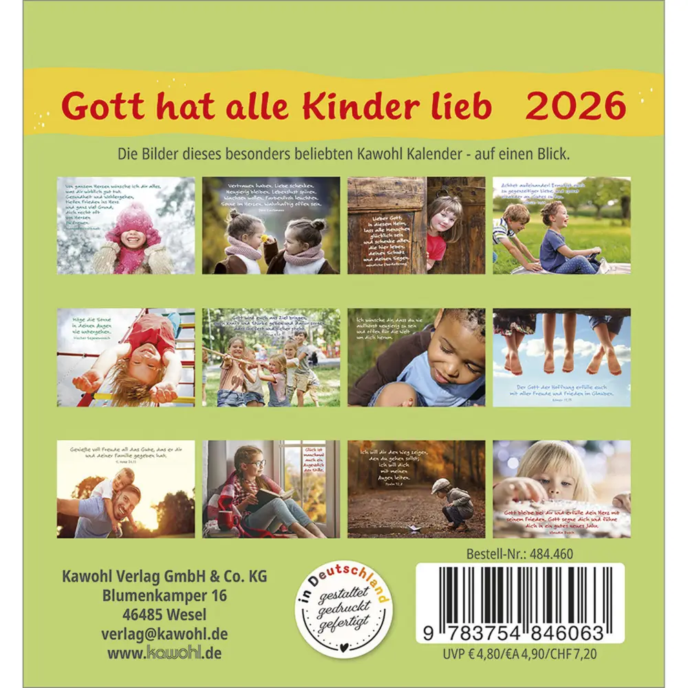 Bild: 9783754846063 | Gott hat alle Kinder lieb 2026 | Kalender | Spiralbindung | Deutsch
