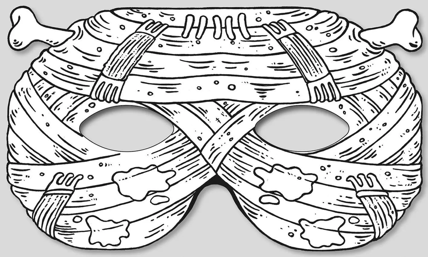 Bild: 4014489136163 | Gruselmasken zum Ausmalen | Ausmalen! Aufsetzen! Erschrecken! | 40 S.