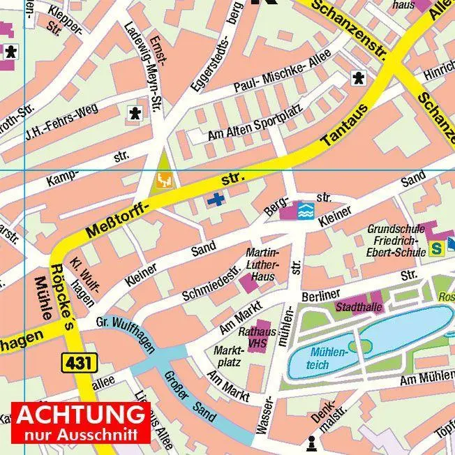 Bild: 4033527206163 | HARTMANN-PLAN Tornesch, Uetersen und Amt Geest und Marsch...