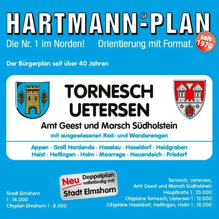 Bild: 4033527206163 | HARTMANN-PLAN Tornesch, Uetersen und Amt Geest und Marsch...