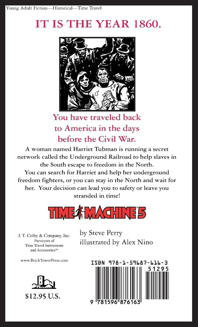 Rückseite: 9781596876163 | Time Machine 5 | Civil War Secret Agent | Steve Perry | Taschenbuch