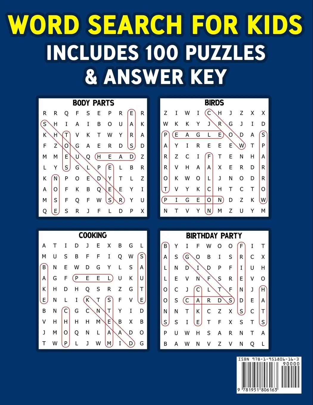 Rückseite: 9781951806163 | Word Search for Kids Ages 8-10 | Activity Wizo | Taschenbuch | 2020