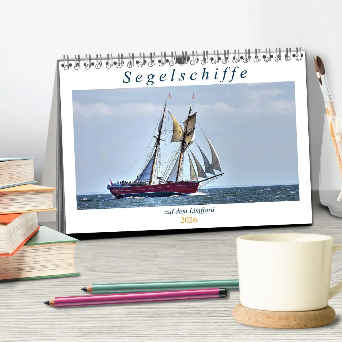 Bild: 9783457836163 | Segelschiffe auf dem Limfjord (Tischkalender 2026 DIN A5 quer),...