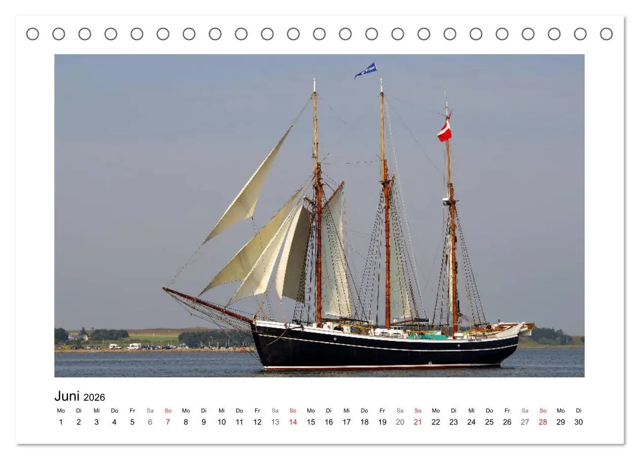 Bild: 9783457836163 | Segelschiffe auf dem Limfjord (Tischkalender 2026 DIN A5 quer),...