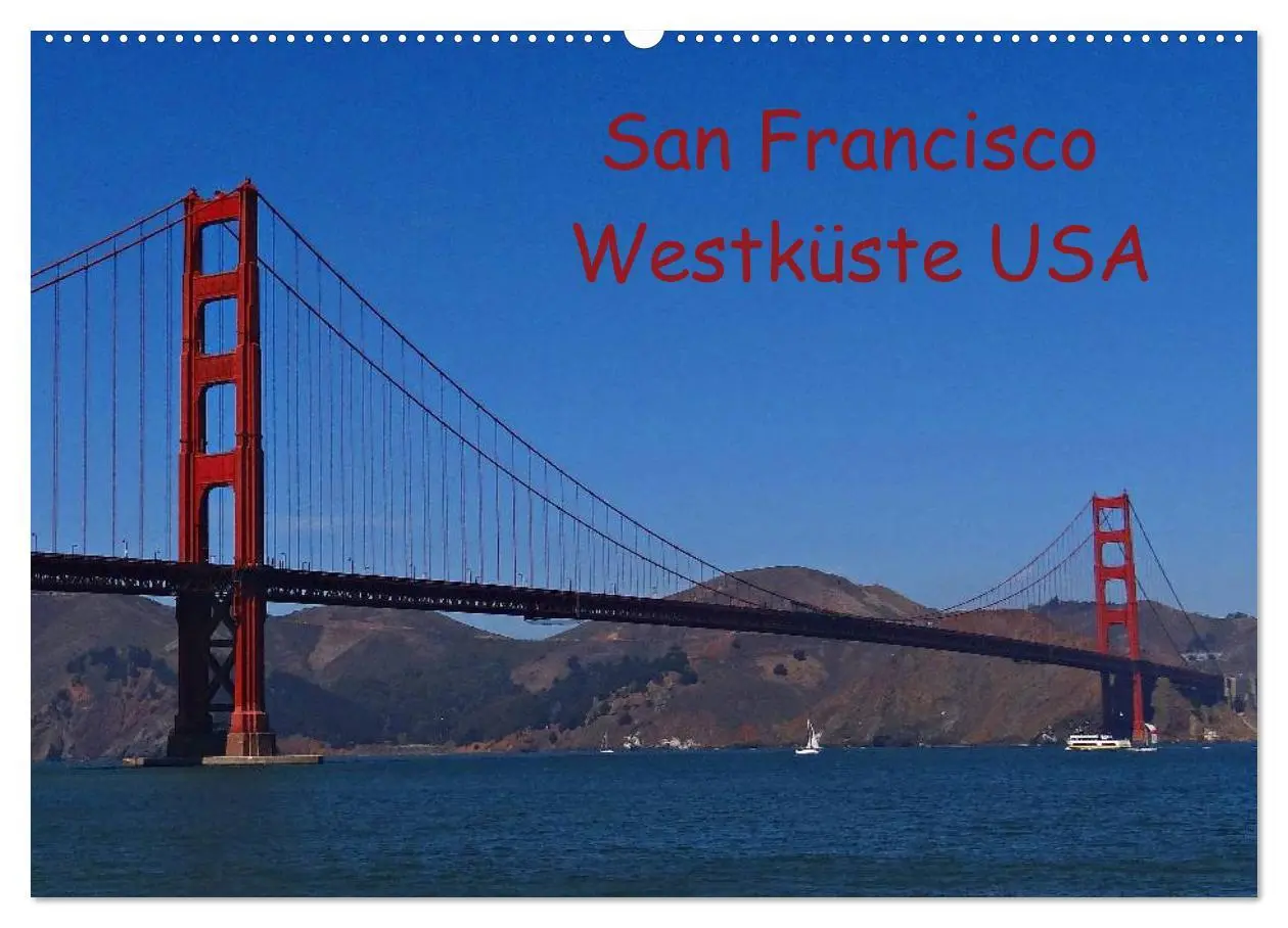 Cover: 9783516096163 | San Francisco Westküste USA (Wandkalender 2026 DIN A2 quer),...