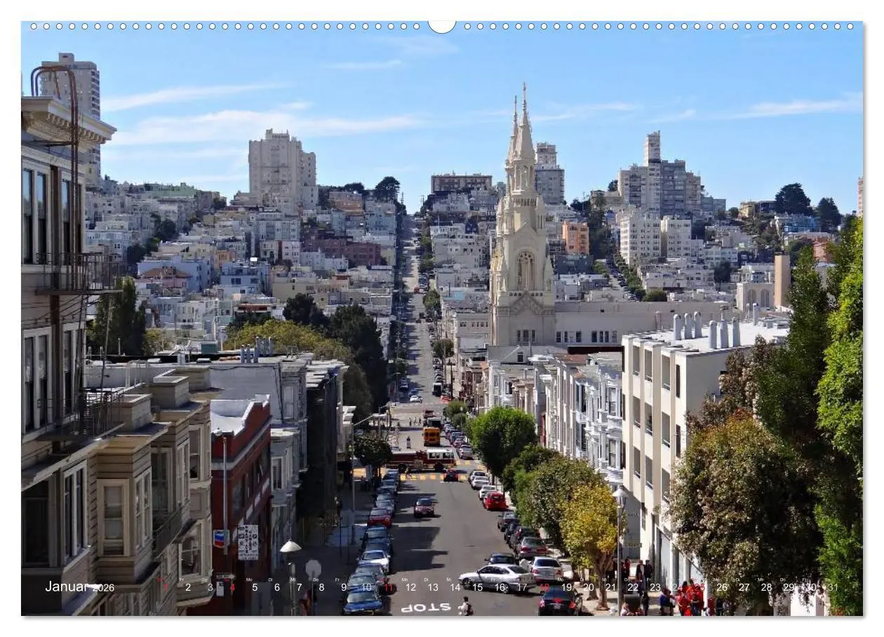 Bild: 9783516096163 | San Francisco Westküste USA (Wandkalender 2026 DIN A2 quer),...