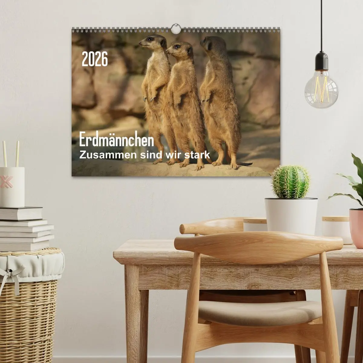 Bild: 9783516236163 | Erdmännchen - Zusammen sind wir stark (Wandkalender 2026 DIN A3...