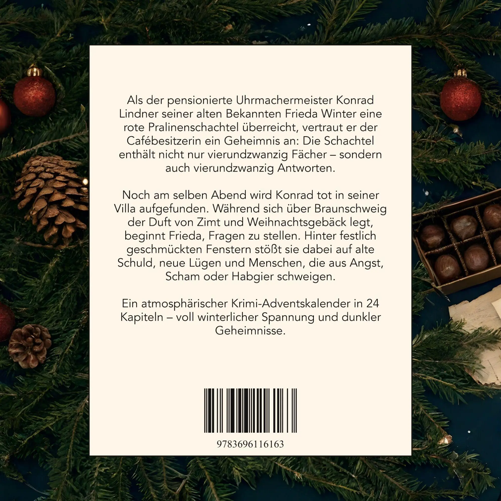 Rückseite: 9783696116163 | Mord in Braunschweig | Der Krimi-Adventskalender in 24 Akten | Schmitt