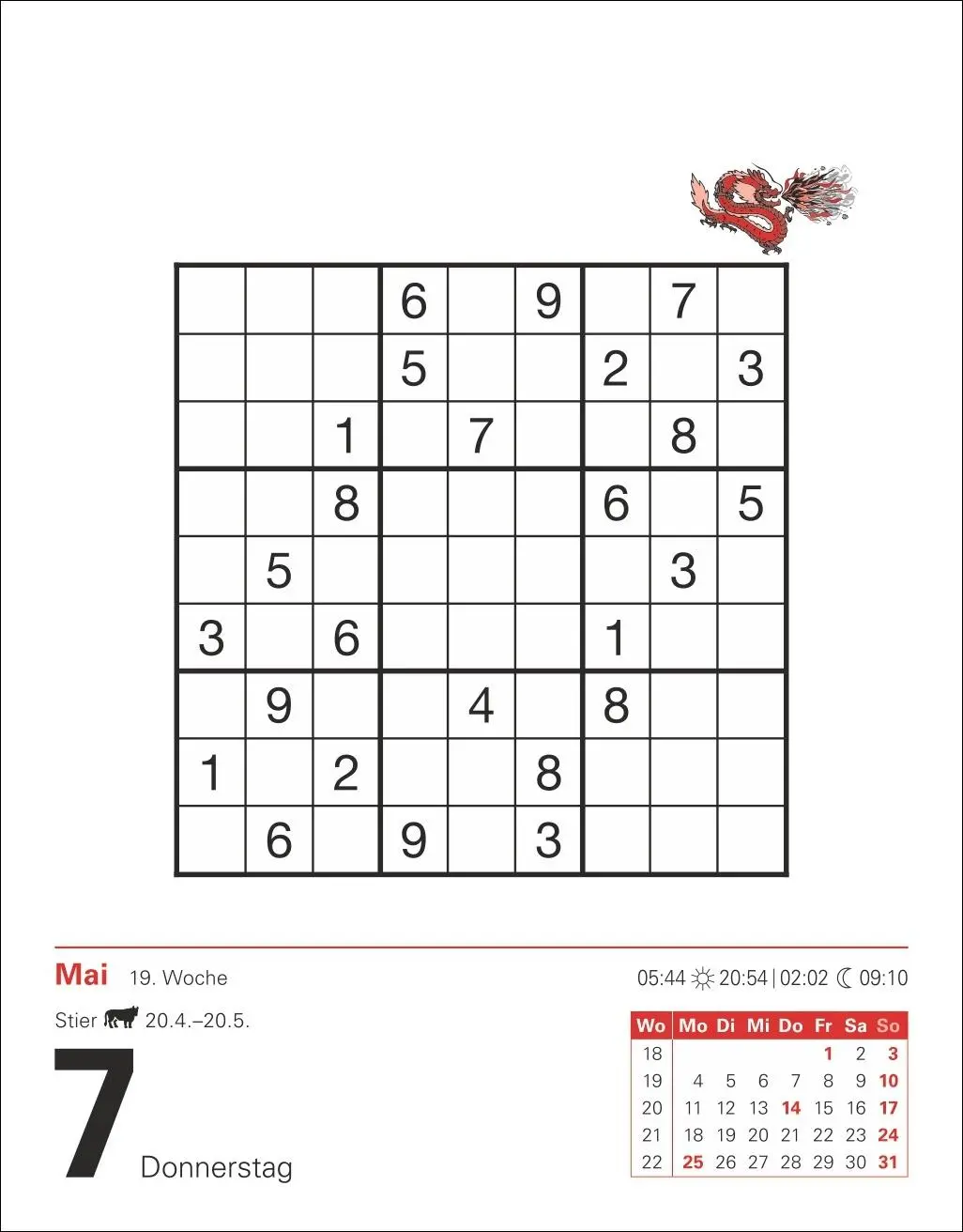 Bild: 9783840036163 | Sudoku Tagesabreißkalender 2026 - Das Kult-Rätsel aus Japan | Krüger